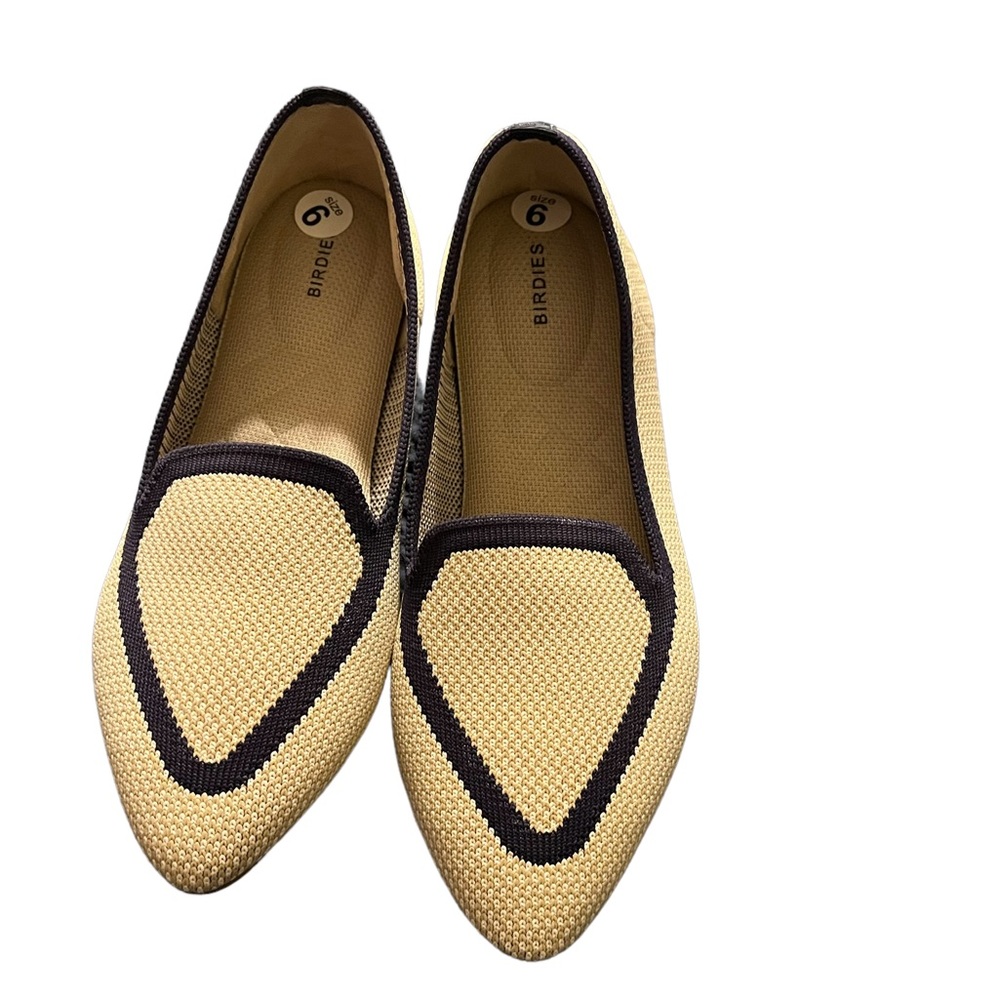 Birdies Women's Tan and Black Loafers